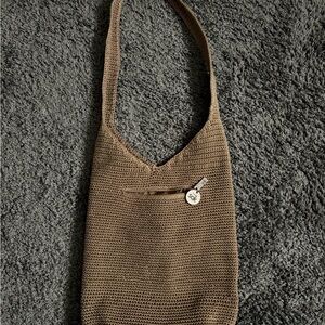 The Sak Tan Knit Shoulder Bag